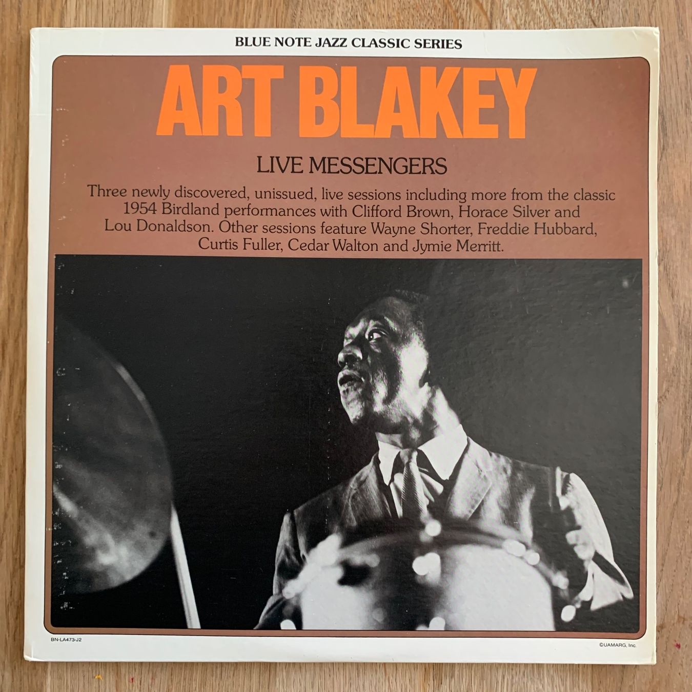 Schallplatten: ART BLAKEY - LIVE MESSENGERS...OG US 1978...VG+/VG++ – Gebraucht aus Gals von Diskopatshop