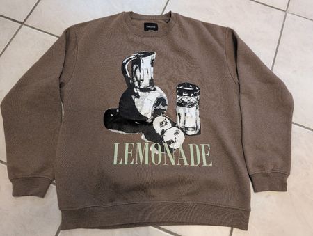 Sweat Bershka "Lemonade" taille L, Oversize, parfait état 