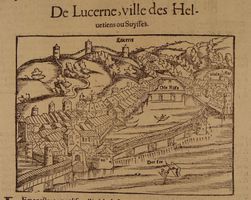 LUZERN, HOLZSCHNITT UM 1570