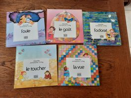 livres:  les cinq sens