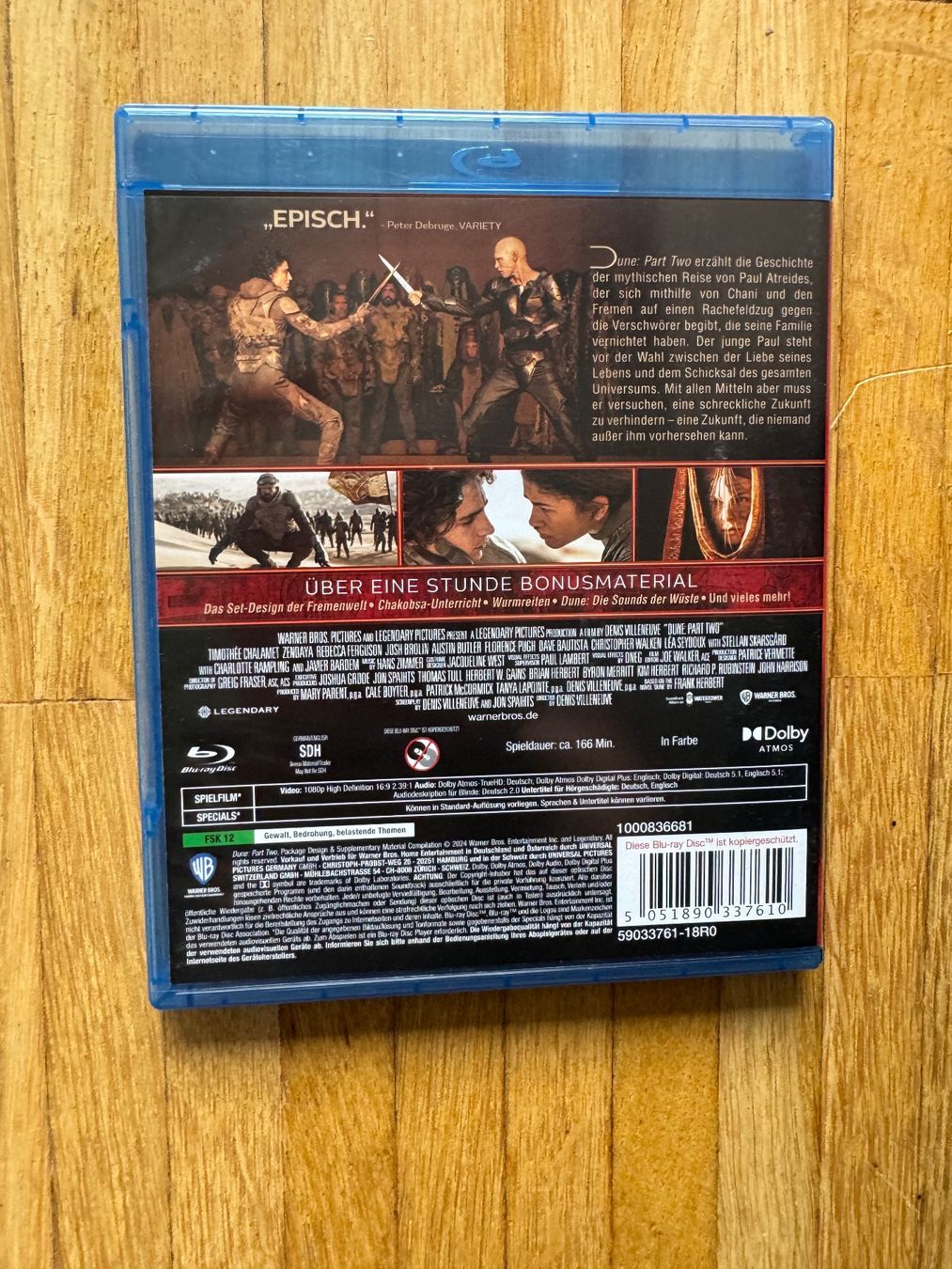 Alle DVDs: DUNE/ PART  TWO. (BLU-RAY) – Gebraucht aus Basel von san_2qlq 1