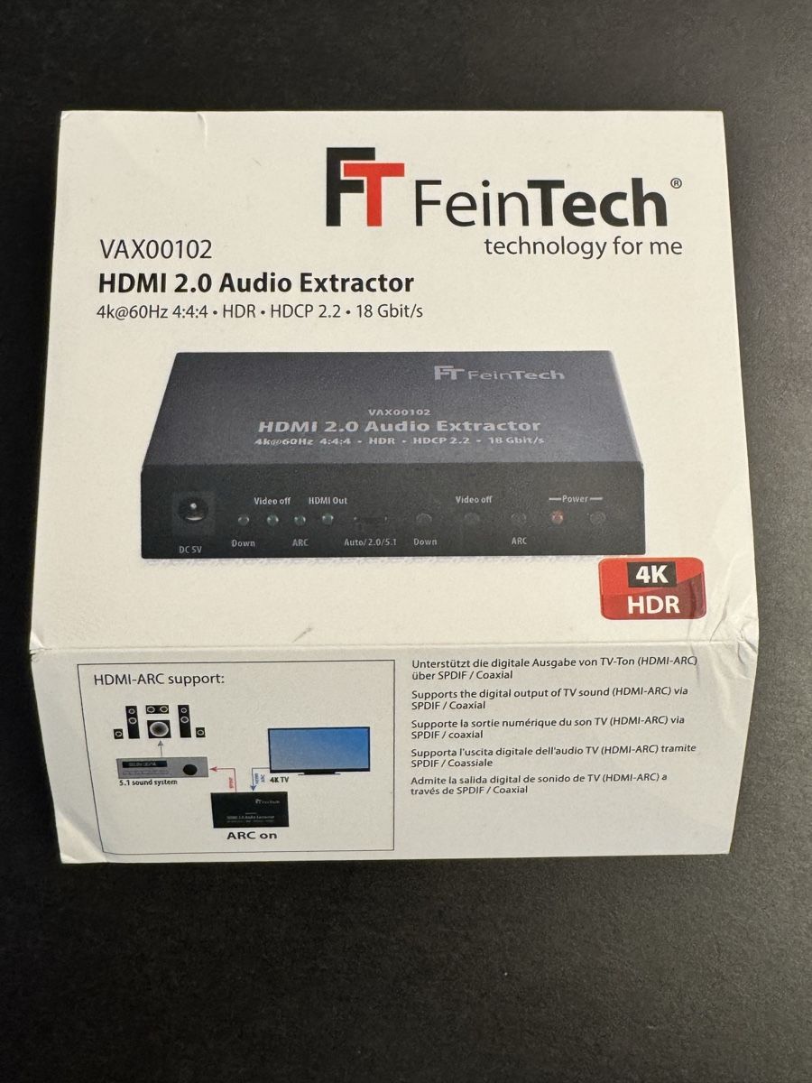 Konverter: FeinTech VAX00102 HDMI 2.0 Audio Extractor – Gebraucht aus Bern von Gbilly 4