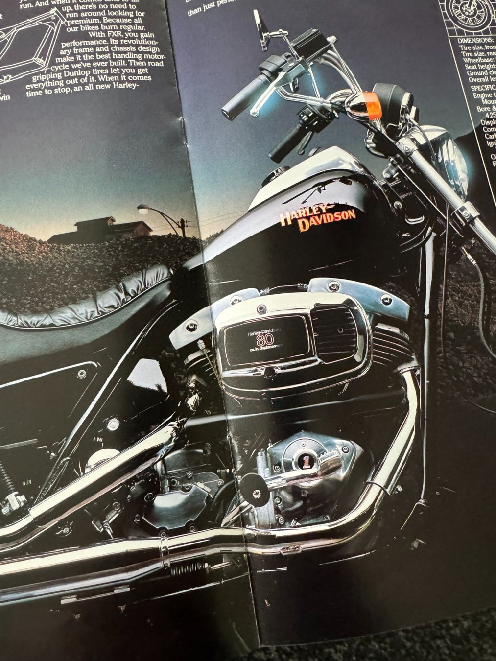 Documenti: Harley Prospekt, Katalog, Broschüre Electra Glide 1982 – Usato da Niederhasli venduto da Berno 3