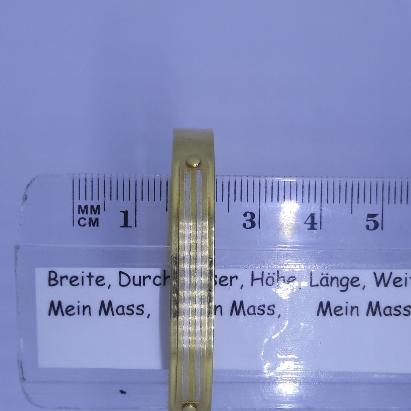 Bracciali & Braccialetti: Edler Goldarmreif mit verstellbarem Durchmesser – Usato da Unterägeri venduto da Altgoldschmuck 5