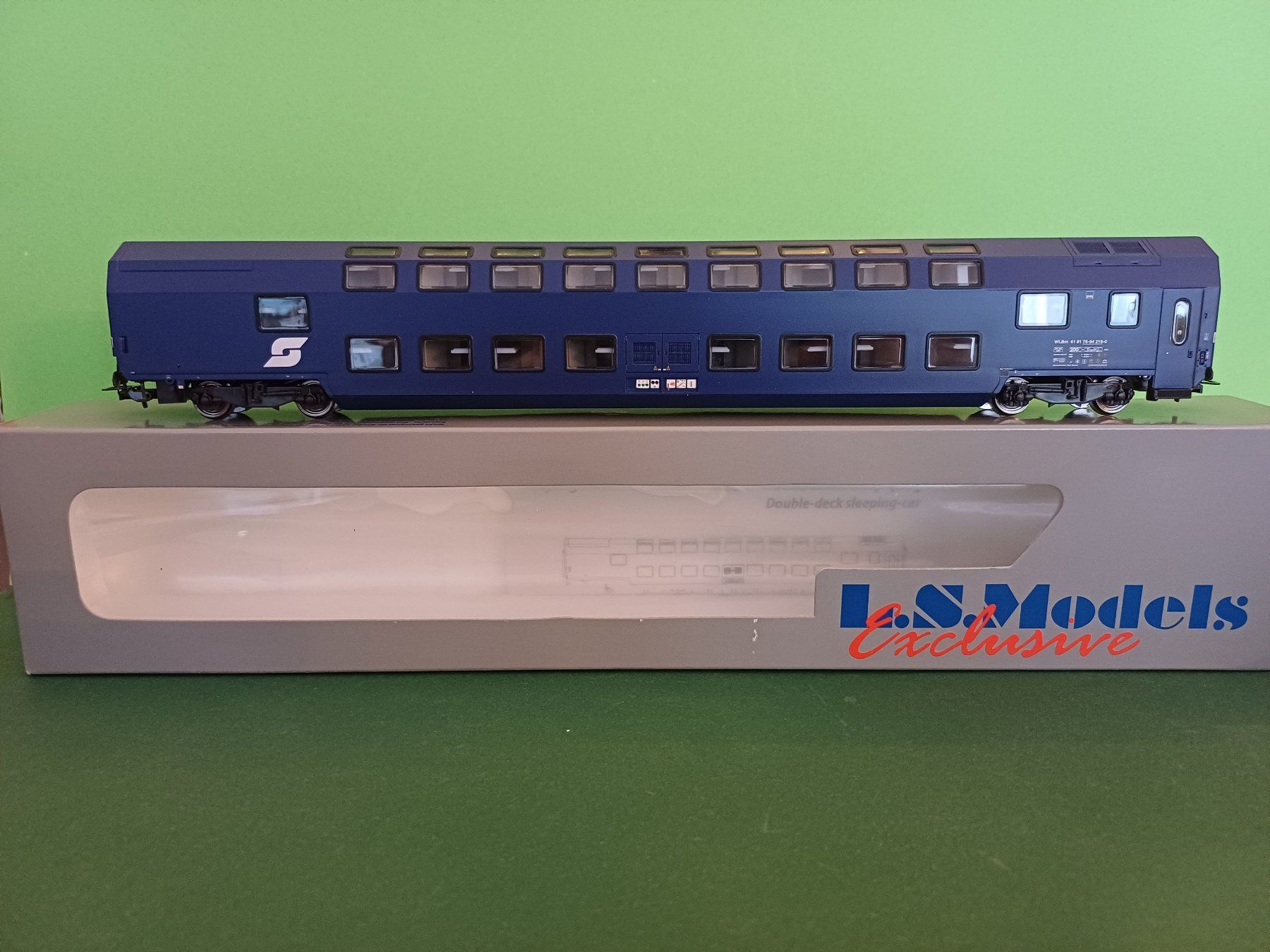 Roco Modellini di ferrovie: L.S. Models Schlafwagenset der ÖBB – Usato da Bassersdorf venduto da darki77