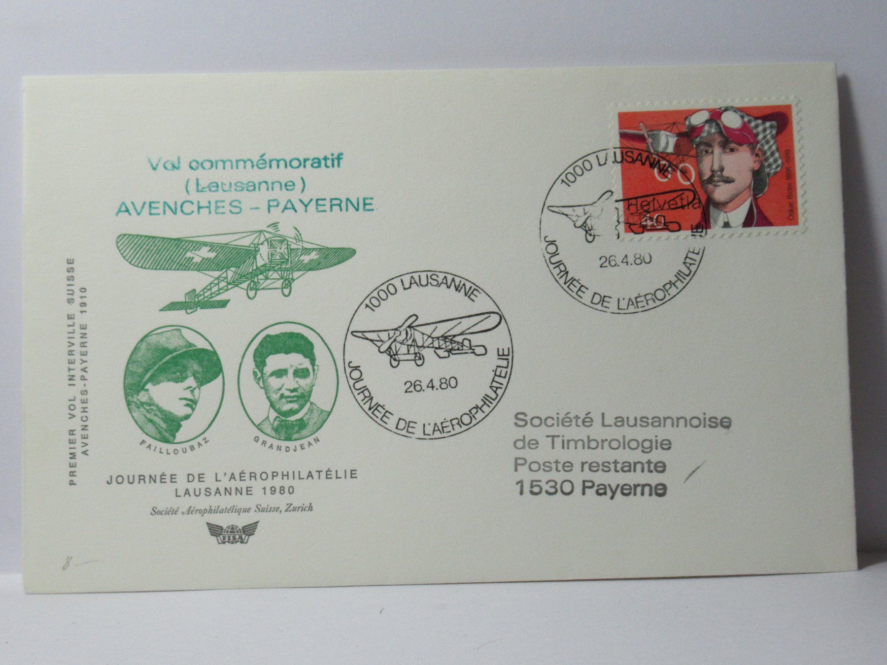 Tous les timbres: Brief , Lausanne 1980 – Neuf (Voir description) à Grenchen par Bluemchen1900