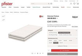 Bico Vitaluxe Matratze 160x200 - Neupreis 5'099 CHF