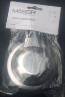 Fonduebrenner, Edelstahl, Neu