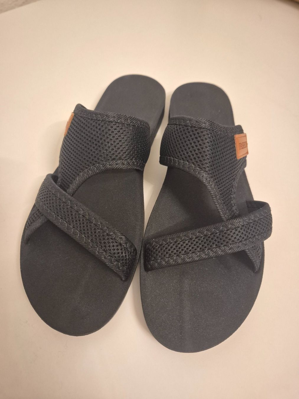 Damenschuhe: Slide Sandalen, schwarz – Neu (gemäss Beschreibung) aus Niederhasli von mybluefish 1