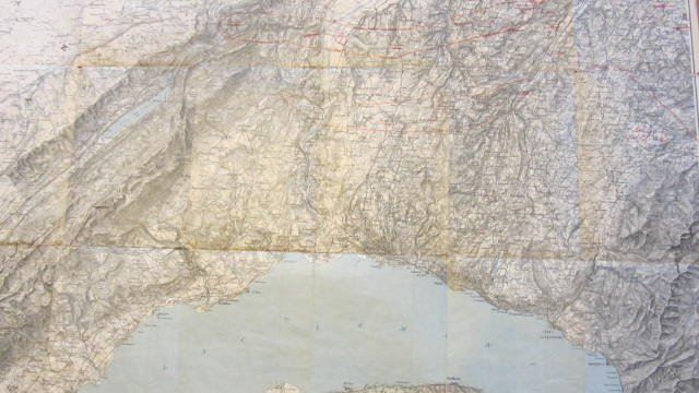 Landkarten & Atlanten: LAUSANNE 1912 Manöver Armee Manoeuvres – Gebraucht aus Krattigen von markus63 5