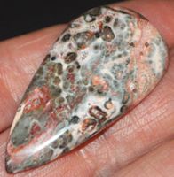 Cabochon L-8285 – Leopardenhaut Jaspis 45X23mm 35.45 Karat