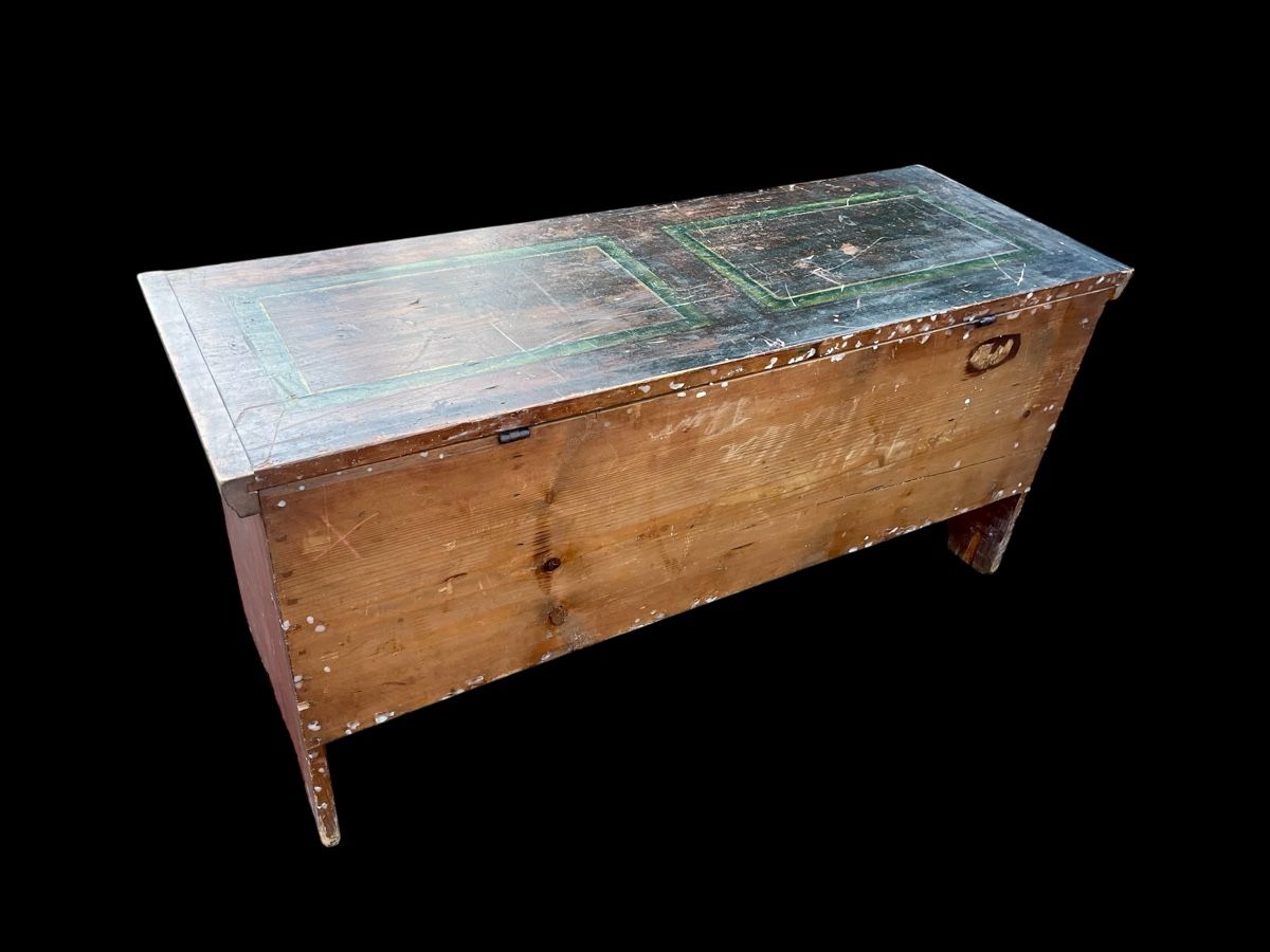 Cassapanche: Museale Toggenburger Truhe aus Ebnat-Kappel – Usato da Ottikon venduto da san_w99n 6