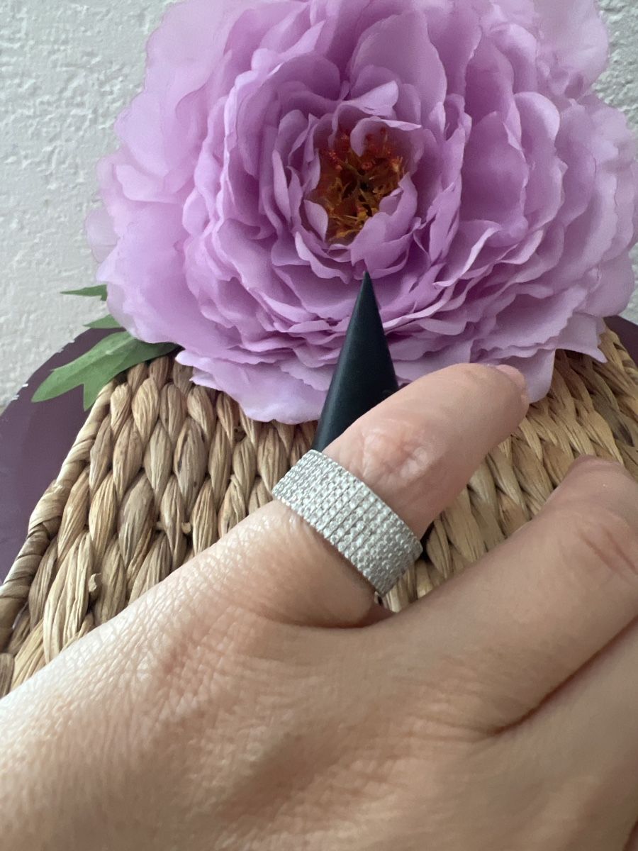 Anelli: Funkelnder Silberring 925 mit Strasssteinen – Usato da Seon venduto da Sunny-Schmuck78 2