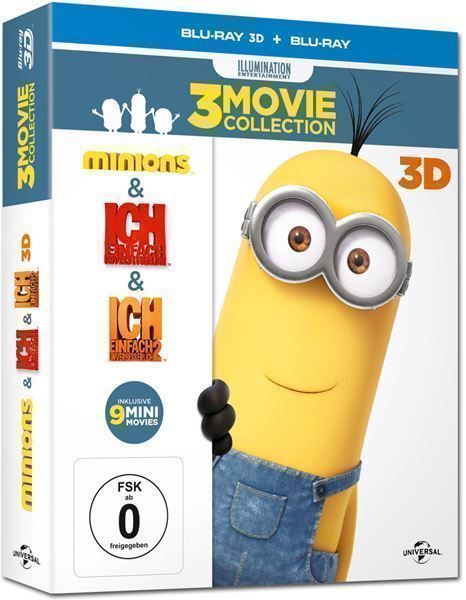 Tutti i DVDs: Top: Blu Ray 3D - Minions & Ich Einfach! – Nuovo (secondo la descrizione) da Biel/Bienne venduto da Secondhand_Shop