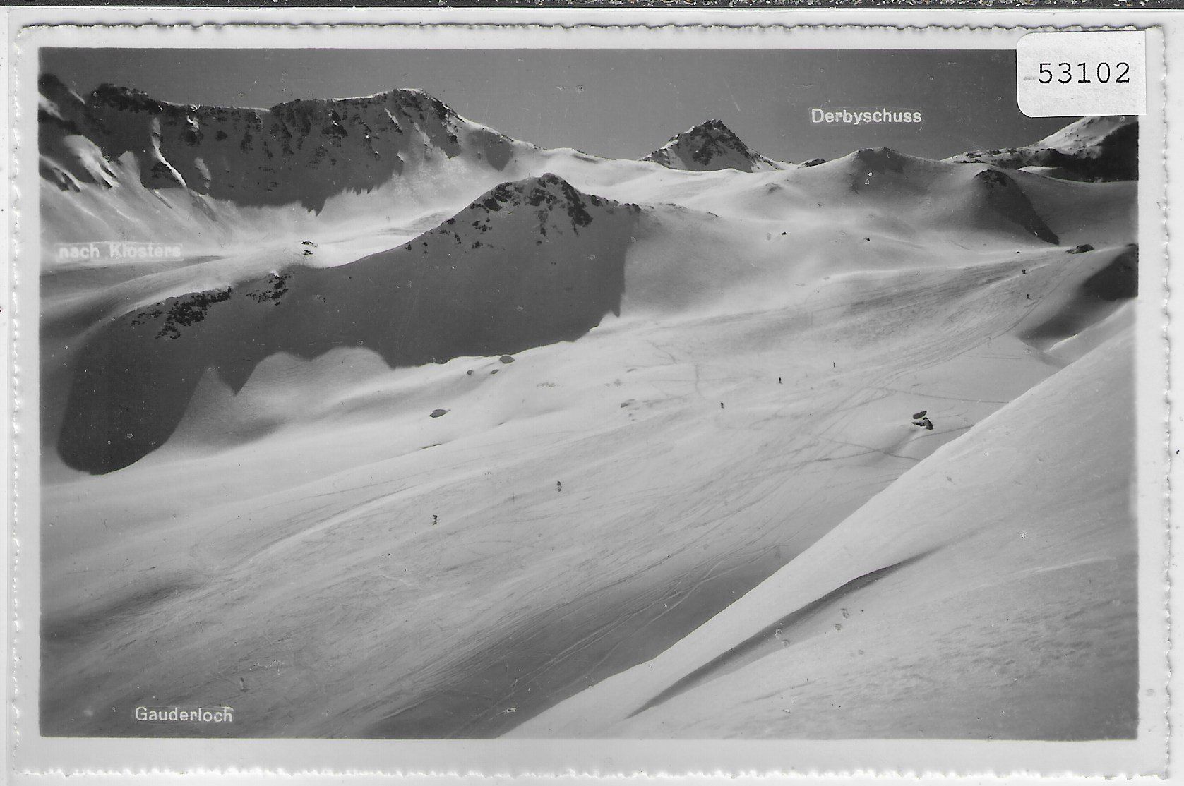 Cartoline postali: Parsennabfahrt nach Küblis, Sernaus oder Klosters – Usato da Ettingen venduto da Kartenplanet