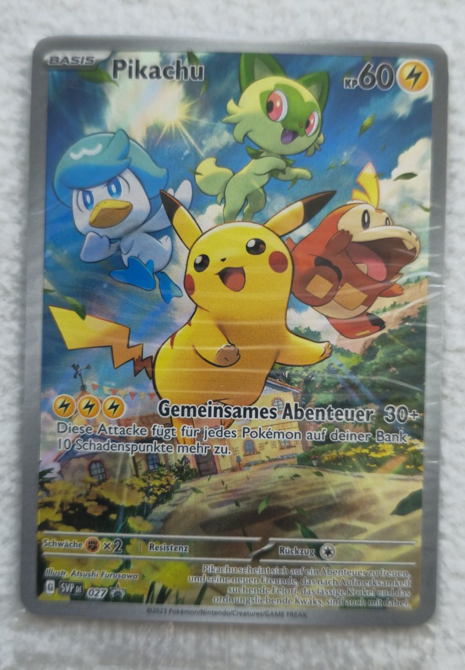 Pokémon Sammelbilder & Trading cards: Pikachu Promo - 027 DE – Neu und originalverpackt aus Zürich von Enver90