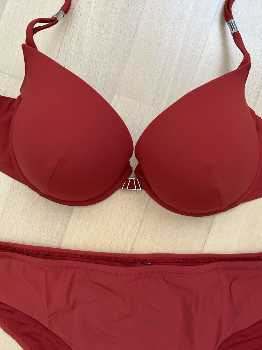 Costumi da bagno & Bikini: Bikini rot, B 75/80, Höschen L – Usato da Reinach BL venduto da meinstil 1