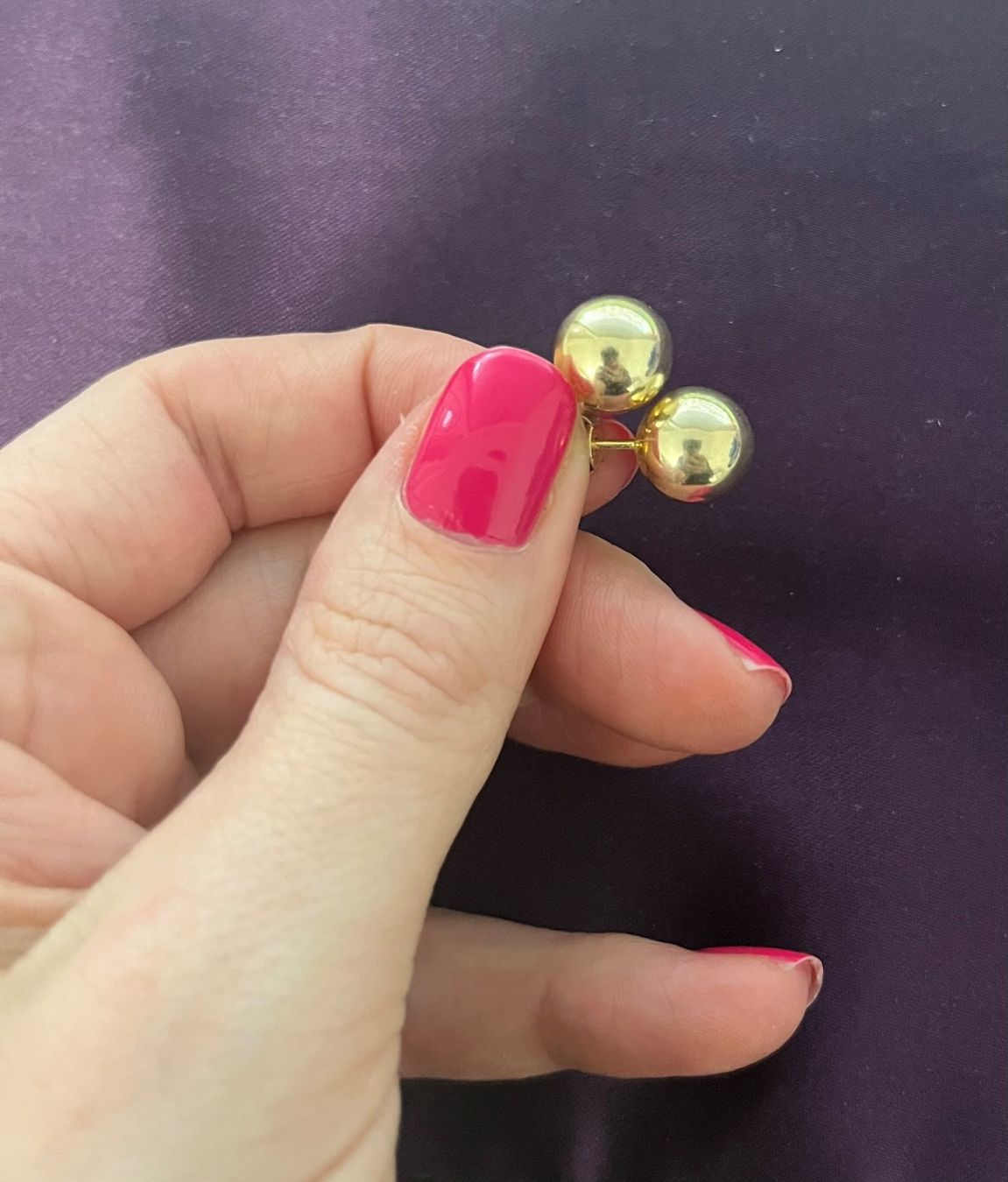 Gioielli per piercing: Ohrstecker, 925 Silber, vergoldet – Usato da Burgdorf venduto da MCSchweizer88 3