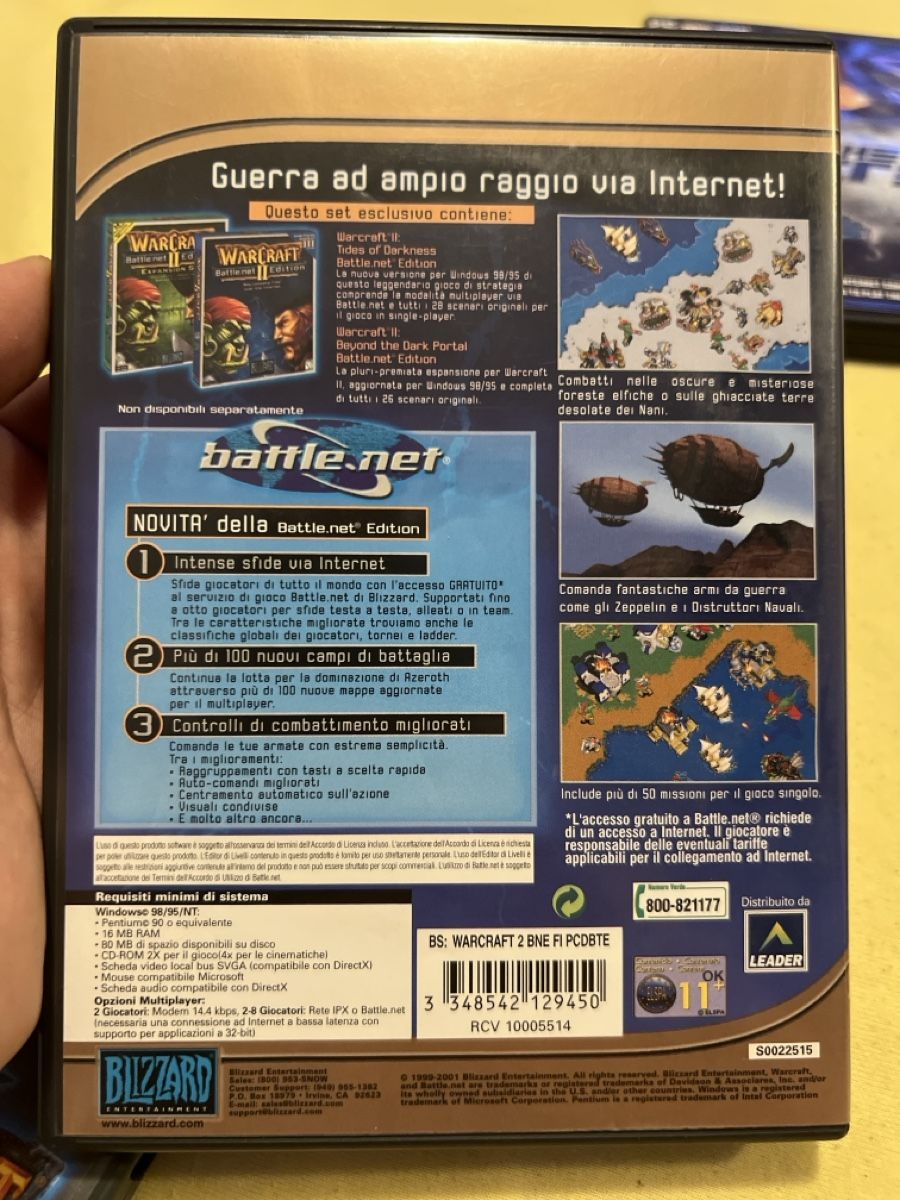Giochi: Warcraft II Battle.net Edition PC CD-ROM | Blizzard Klassike – Usato da Muralto venduto da dan_pf8r 2