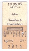 Billette Arbon – Rorschach - Romanshorn