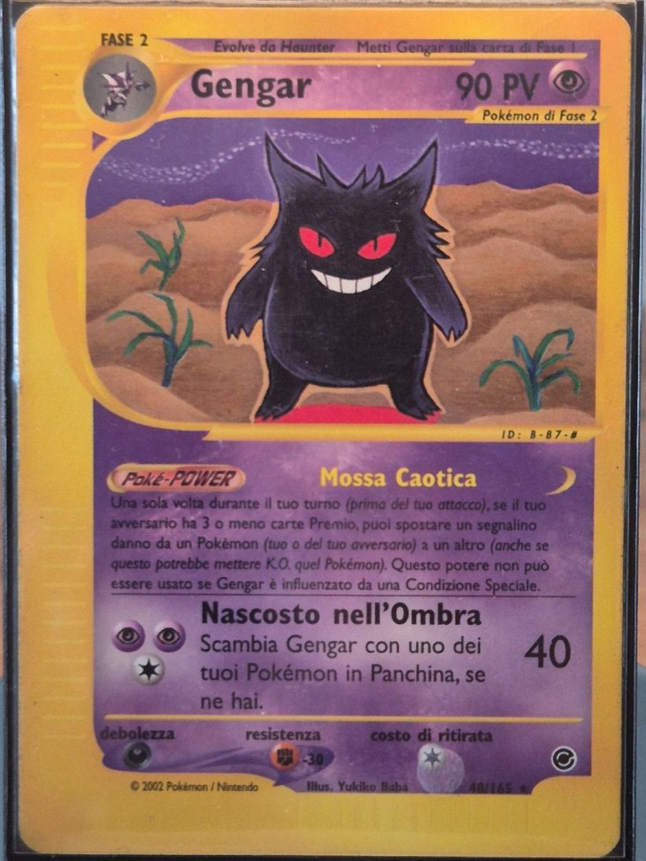 Pokémon Carte collezionabili: Gengar expedition 48/165 it – Usato da Ursy venduto da RetroBebar777