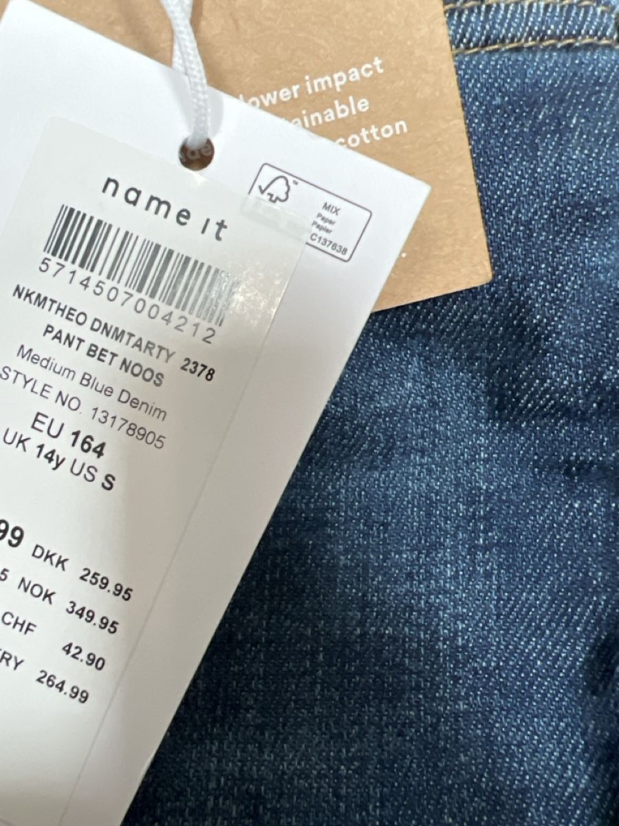 Name It Pantaloni: Jeans Name it Gr.164 - Neu – Nuovo e nell'imballaggio originale da Visp venduto da bluenero 6
