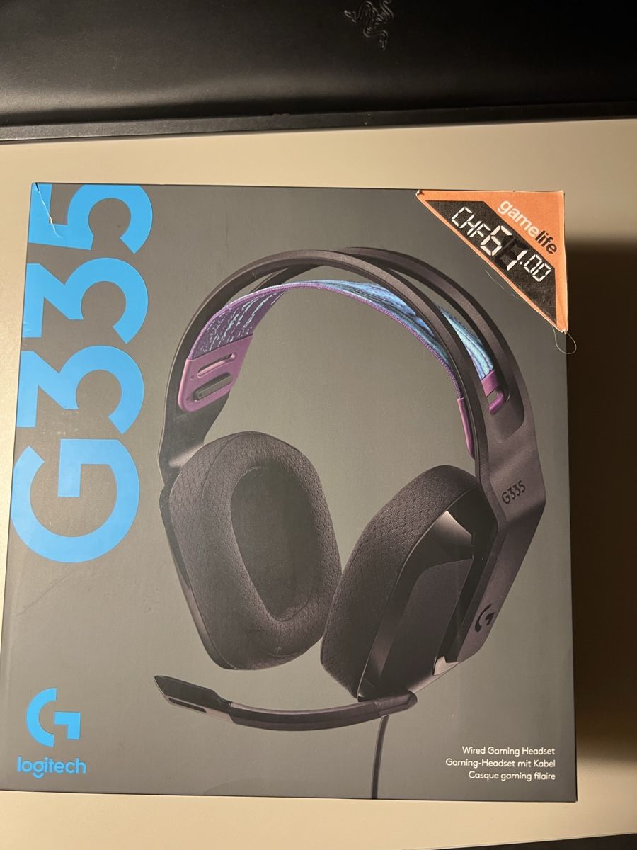 Logitech Cuffie: Logitech G335 Gaming Headset neuwertig – Nuovo (secondo la descrizione) da Sigriswil venduto da Lujana04