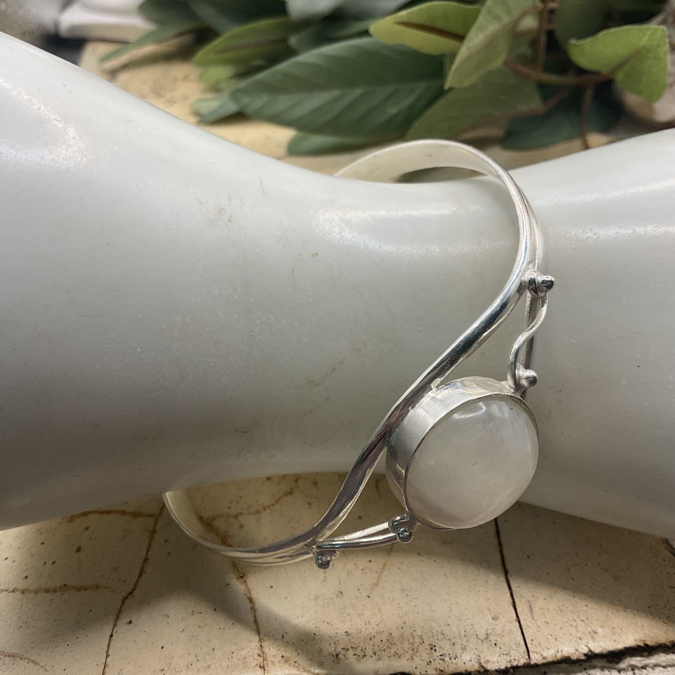 Armbänder & -reifen: Armreif Silber sehr gross mit Mondstein – Neu (gemäss Beschreibung) aus Luzern von S.Kern01 4