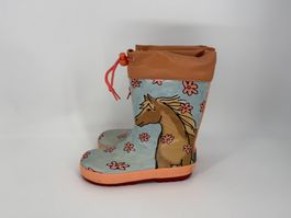 Gummistiefel mit Pferde-Motiv Gr. 31 von maximo
