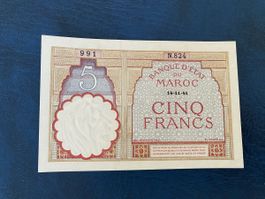 5 Francs 1941 fast bankfrisch