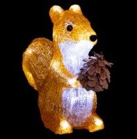 AKTION  Beleuchtung süsses Eichhörnchen mit weissen LEDs