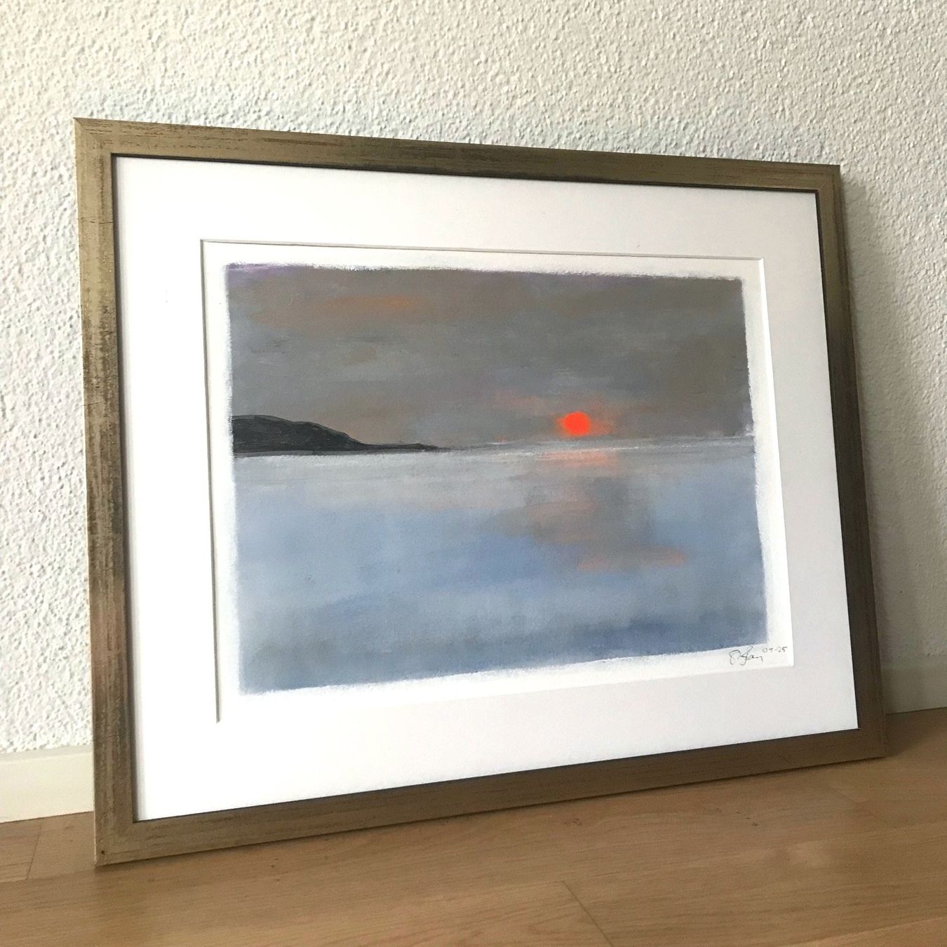 Gemälde: Landschaft See Moderne Kunst Acryl Impressionismus Bammert – Neu (gemäss Beschreibung) aus St. Niklausen LU von Stefan_Bammert_Art
