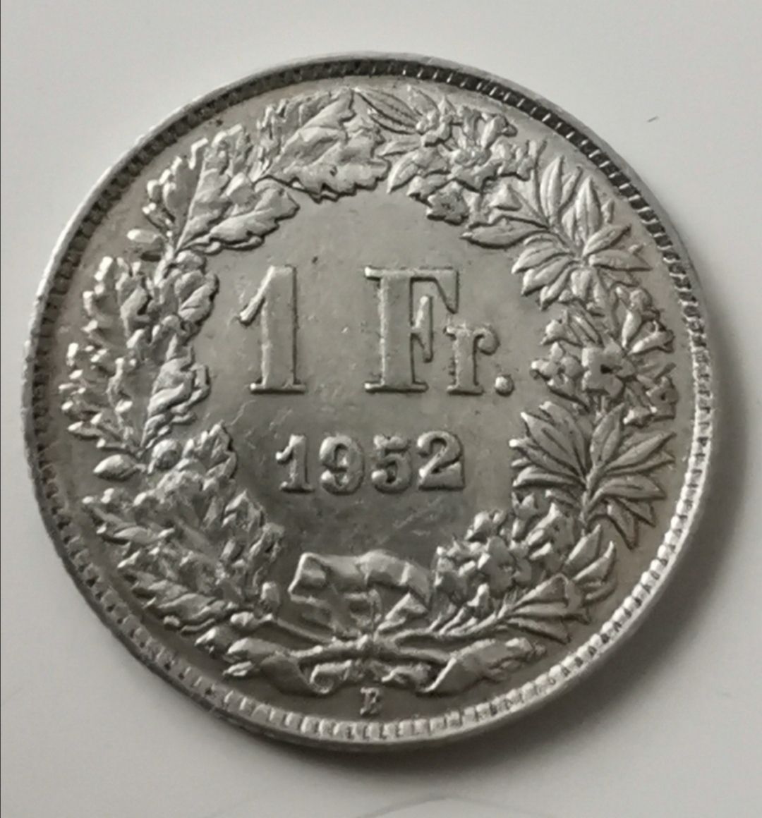 Alle Münzen: 1 Franken 1952 Silber – Gebraucht aus Zürich von turbopuz