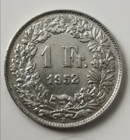 1 Franken 1952 Silber