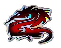 Drache Drago 3D Aufkleber 55x45mm (Art. 486)