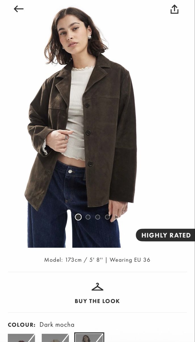 Asos Giacche: Asos Wildleder Jacke GR 36 – Nuovo e nell'imballaggio originale da Zuerich venduto da yasminflower 5
