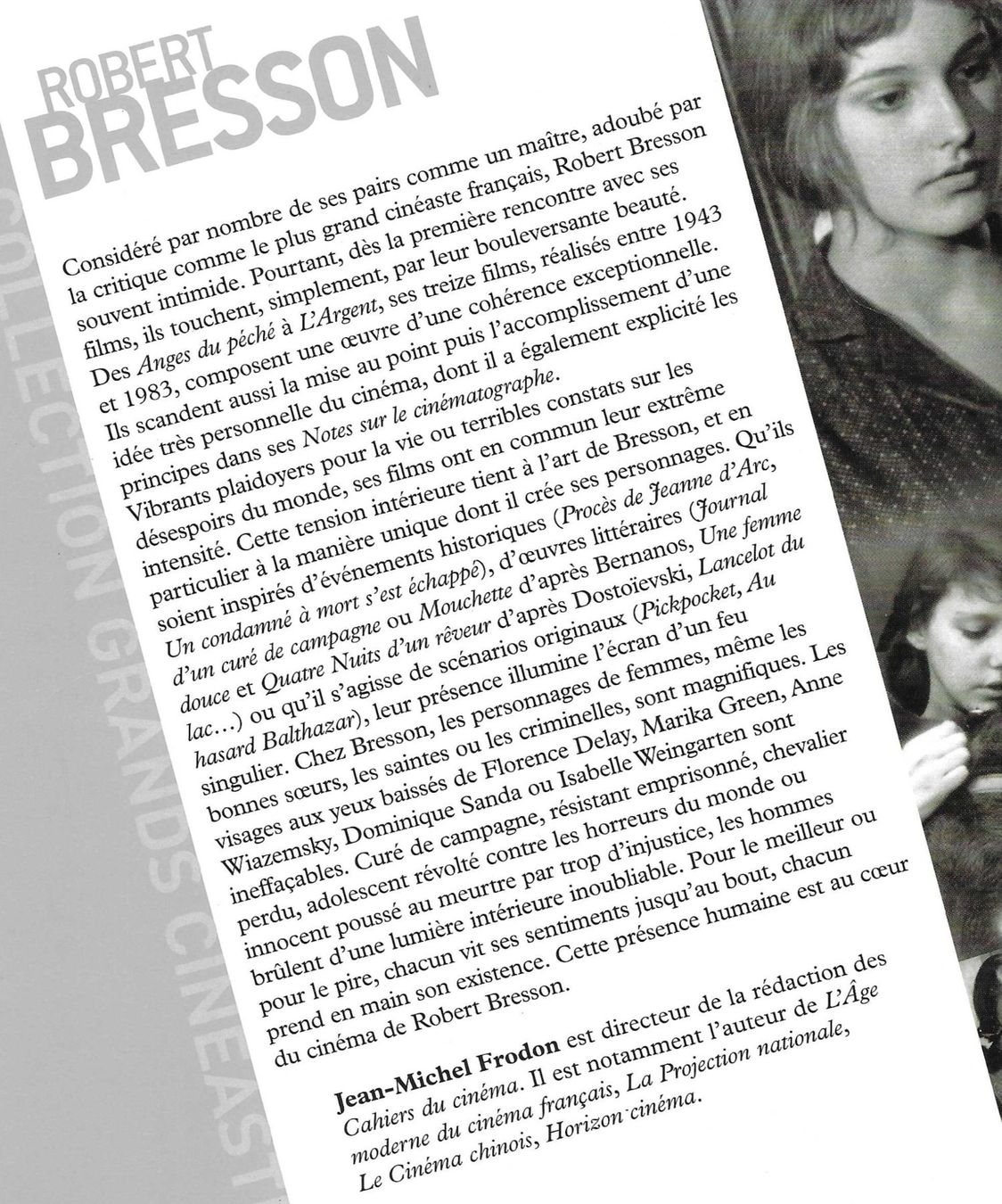 Libri: CAHIERS DU CINEMA  -  ROBERT BRESSON – Usato da Bex venduto da Giorgiob 1