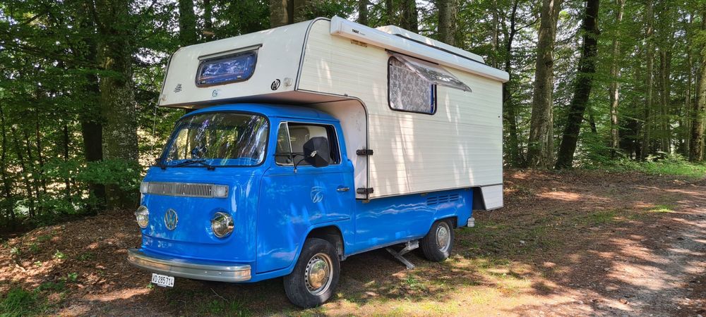 VW T2 combi pickup with damaged Camper van cell (Gebraucht) in Romanel ...