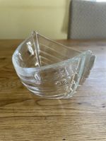 Glasschale Schiff 