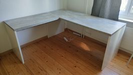Eckpult Betonoptik