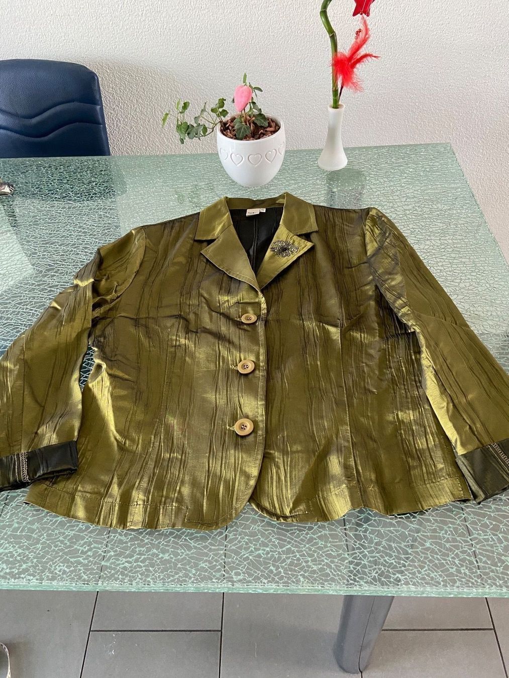 Giacche: Neue olivegrüne leichte Jacke Gr.42 – Nuovo (secondo la descrizione) da Oftringen venduto da andrax 4