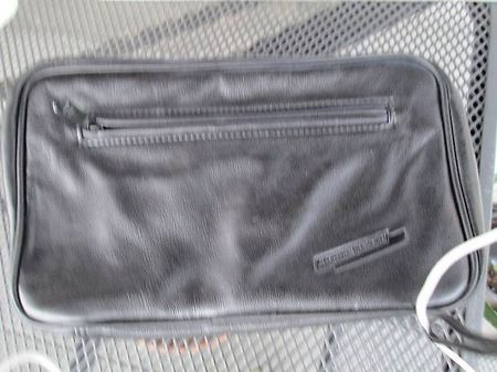 Herren Handgelenktasche Businesstasche braun leder