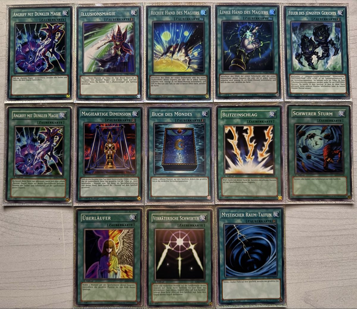 Yugioh Sammelbilder & Trading cards: Yu-Gi-Oh! Dunkler Magier - Set / 34 Karten – Gebraucht aus St. Margrethen SG von Burim. 3