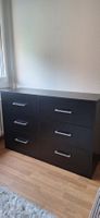 Ikea Malm Kommode, schwarz