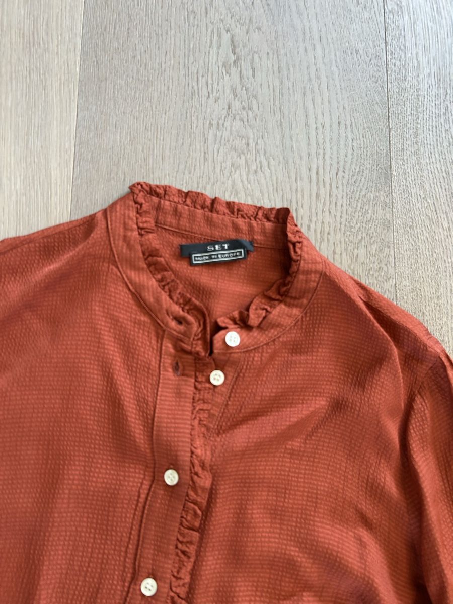 Camicette: Bluse SET Orange Kupfer Gr. 36 Viskose – Usato da Zug venduto da Gibbi80 1