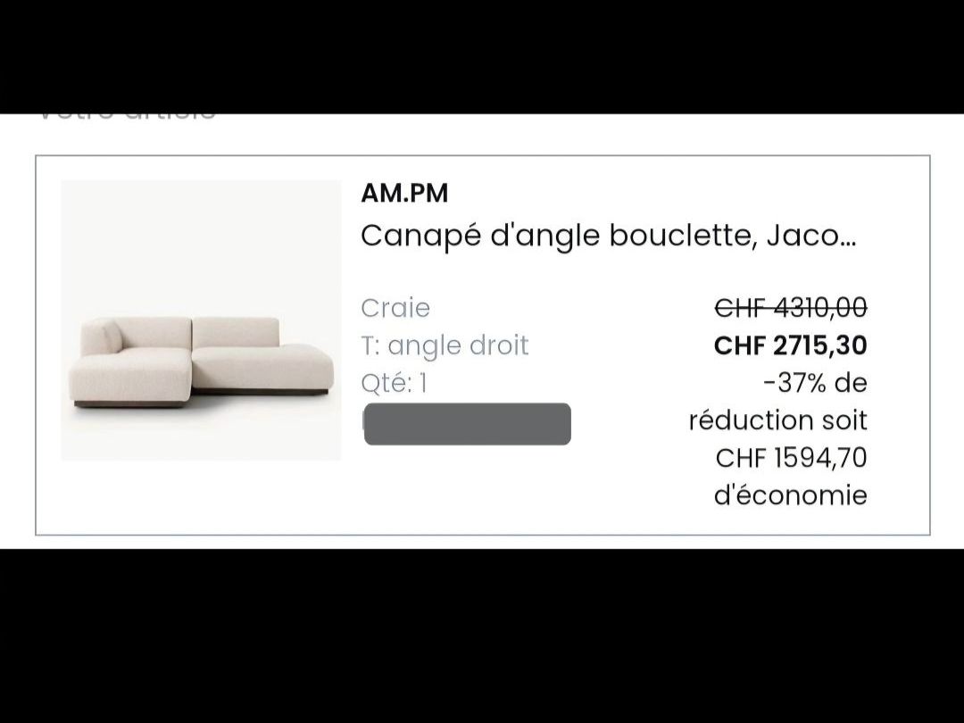 La Redoute Sofas: canapé d’angle – Gebraucht aus Nyon von gri_6hqt 2