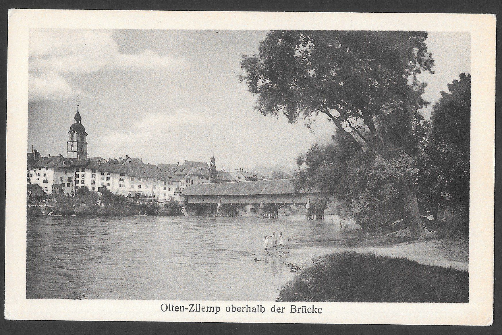 Cartoline postali: Olten Zielemp oberhalb der Brücke – Usato da Olten venduto da clotaldi