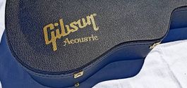 Gibson Case Dreadnought Plüsch SCHWARZ Gitarrenkoffer