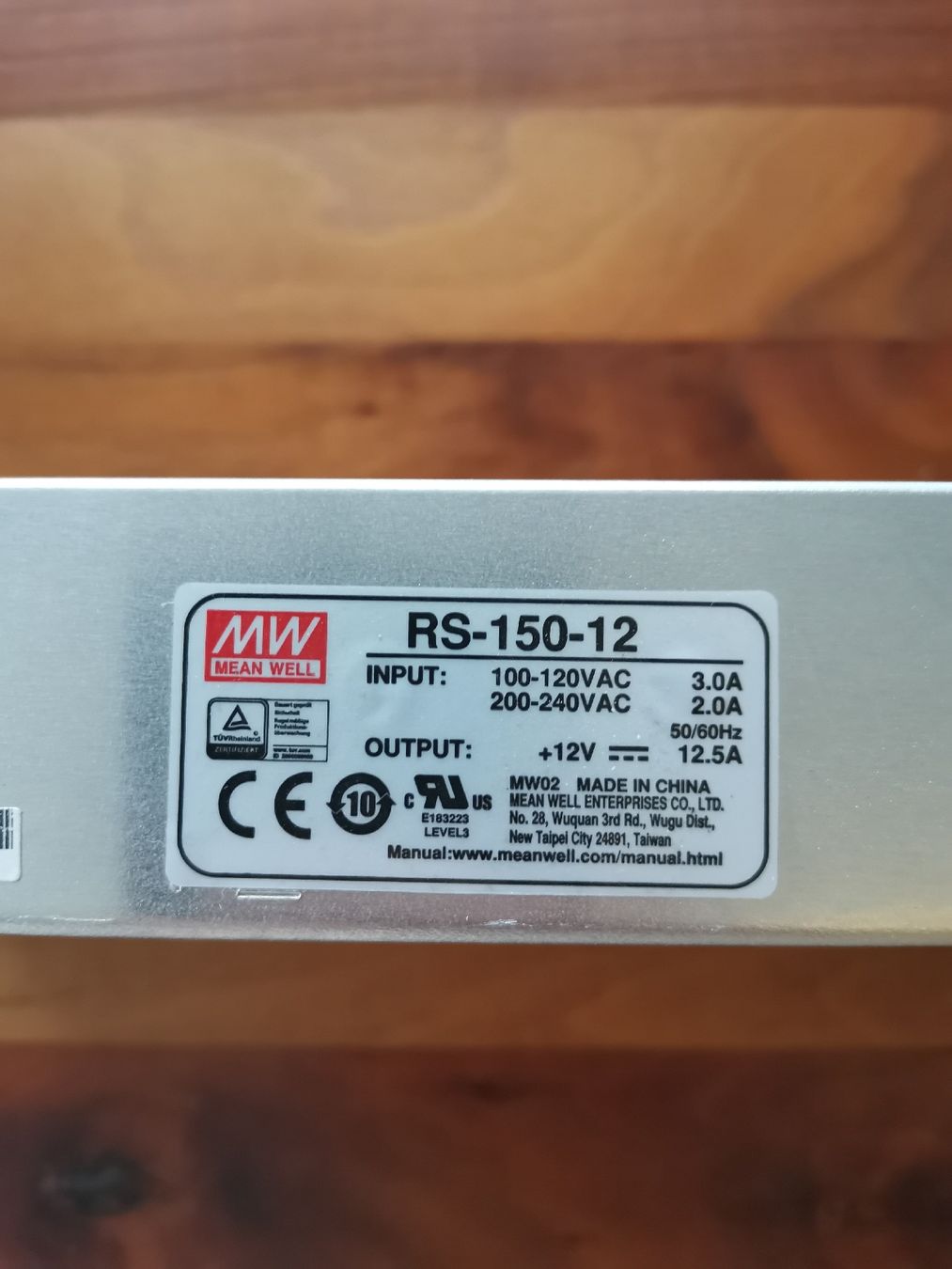 Componenti elettronici: Netzgerät 230VAC - 12VDC/12,5A – Usato da Waltenschwil venduto da Gax1 3