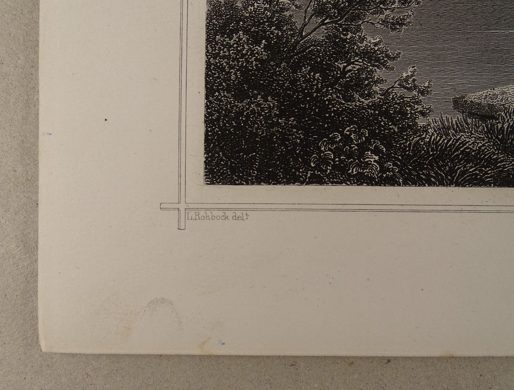 Incisioni: RORSCHACH, STAHLSTICH NACH ROHBOCK 1870 – Usato da Grüningen venduto da Kartensammler 3